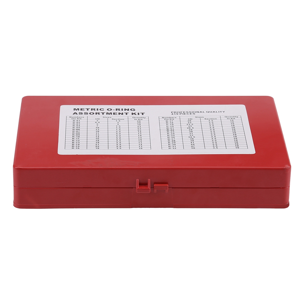 419-teiliges O-ring-sortiment, Dichtungssatz, Universal-o-ring-set Aus Gummi R01-r32