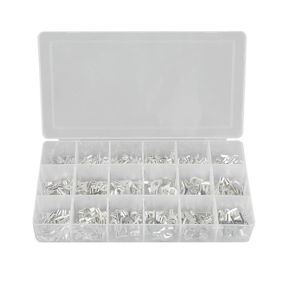 420-teiliges Sortiment An Nicht Isolierten Ring-gabel-u-crimpklemmen Mit 18 Verschiedenen Werten