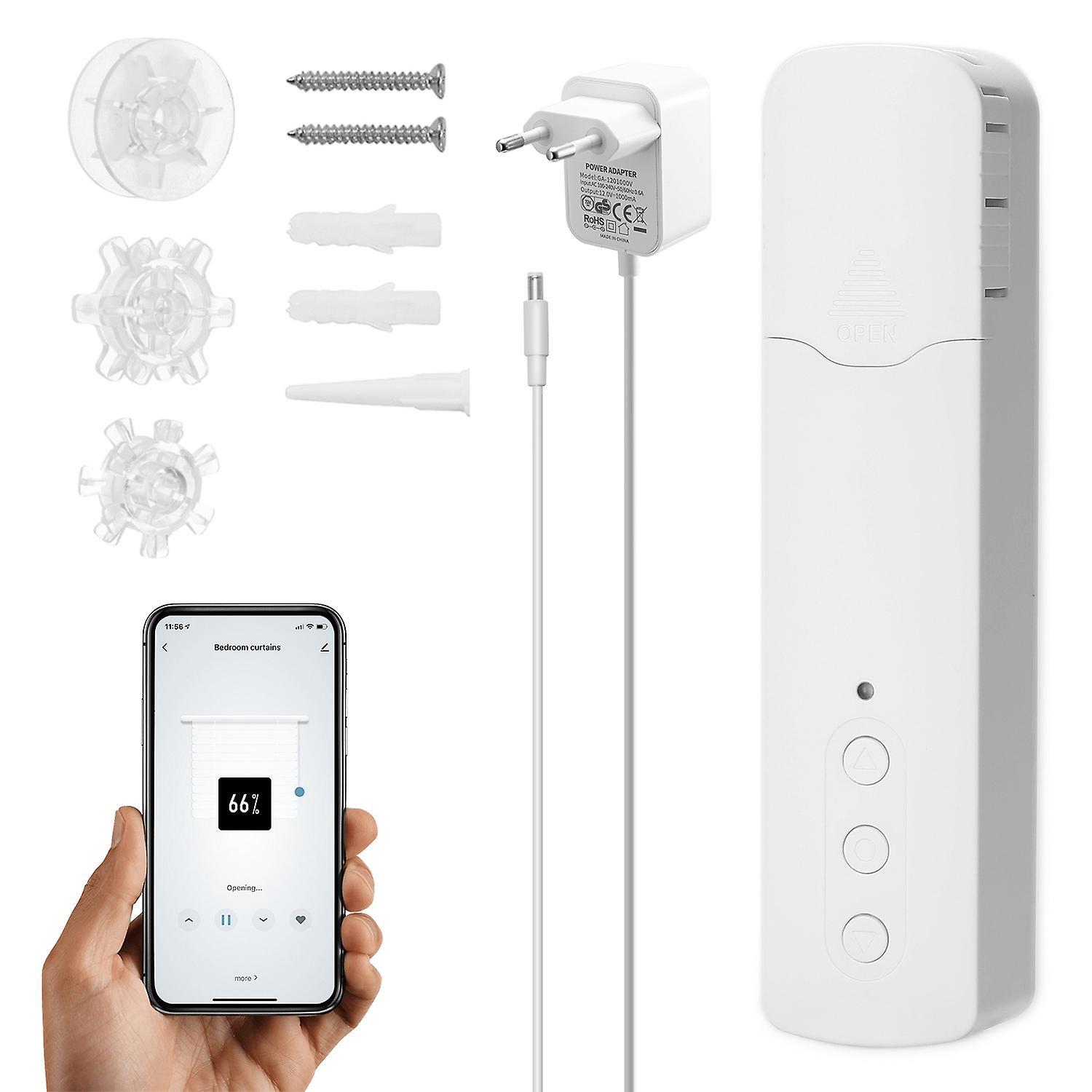 Tuya Wifi Tm616egwt Intelligenter Zugperlen-vorhangmotor Für Zuhause, Haushalt, Hotel, Elektrisch, Cu-eu-stecker