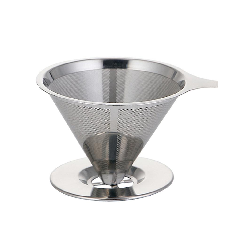 Kaffeefilter Aus Edelstahl, Aufguss-trichter, Brüh- Und Filtertee-einsatz, Wiederverwendbar, Küchenhelfer