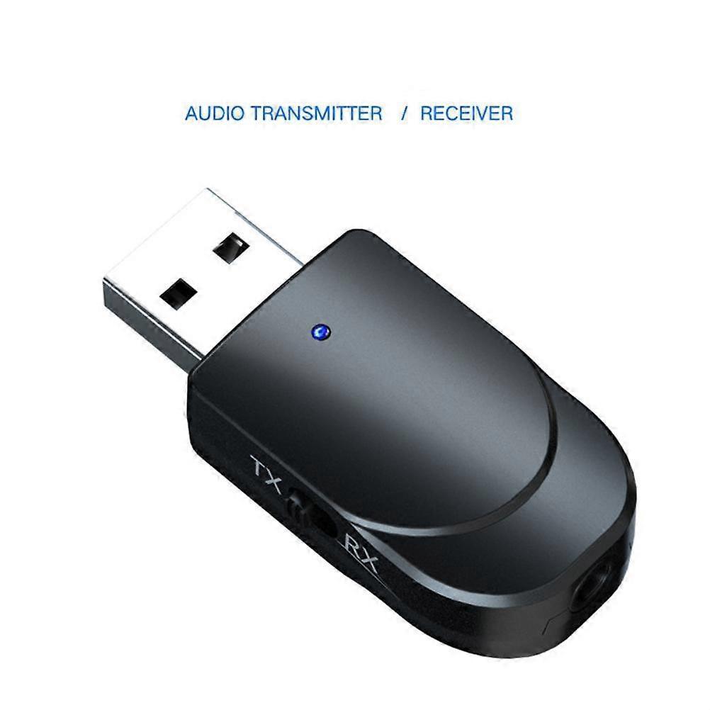 Bluetooth 5.0 Audio-transmitter/receiver Mit Zwei Ausgängen, 2-in-1-usb-adapter Für Computer Und Fernseher