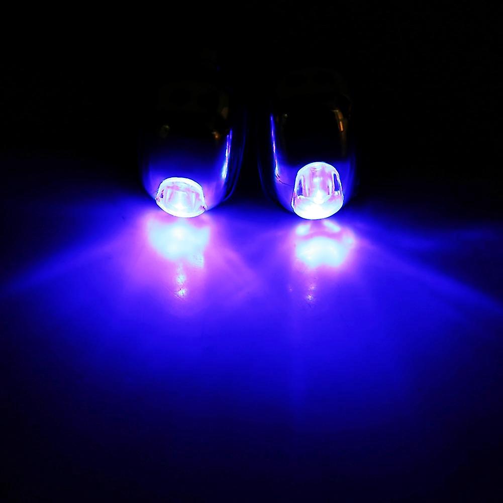 Stück 12v Auto-motorhauben-windschutzscheiben-sprühdüse Mit Blauen Led-leuchten