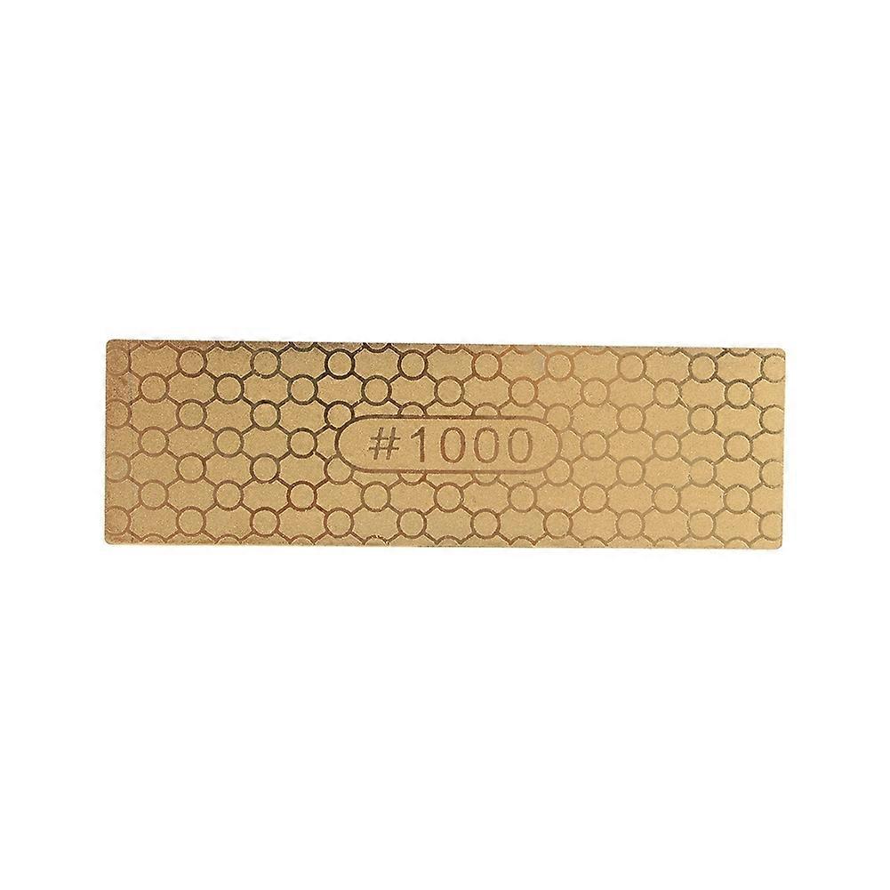 400/1000 Diamantplatte, Titanisierter Messerschärfstein, Wetzstein, Polierstein