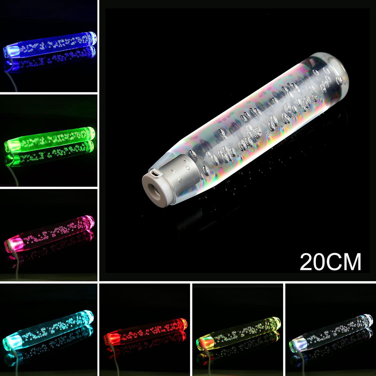Rgb-led-schaltknauf, Kristallklar, 10 Cm/15 Cm/20 Cm/25 Cm/30 Cm, Mehrfarbig
