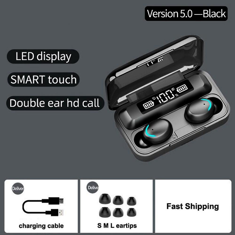 F9-5 Bluetooth-kopfhörer Mit Touch-steuerung, 8d-hifi-sound, Geräuschunterdrückung Und 1200-ma-akku