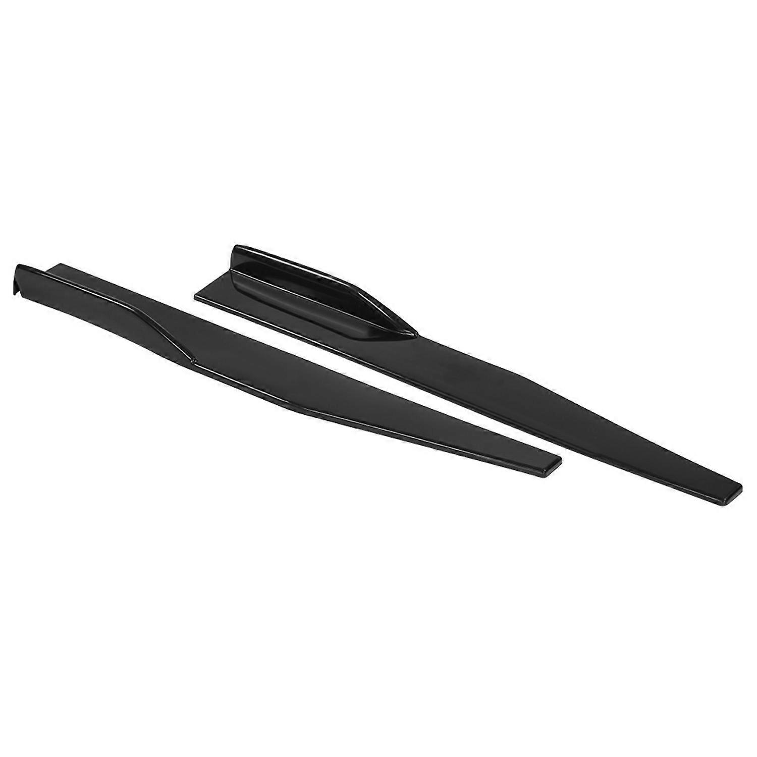 Paar Universelle Seitenschweller-abdeckungen Für Autos, Rocker-splitter, Winglets, Kratzfest (lang)