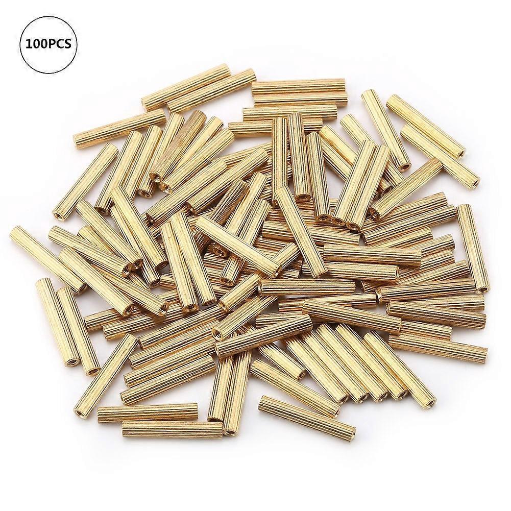 100 Stück M2 Messing-abstandshalter Für Leiterplatten (m219)