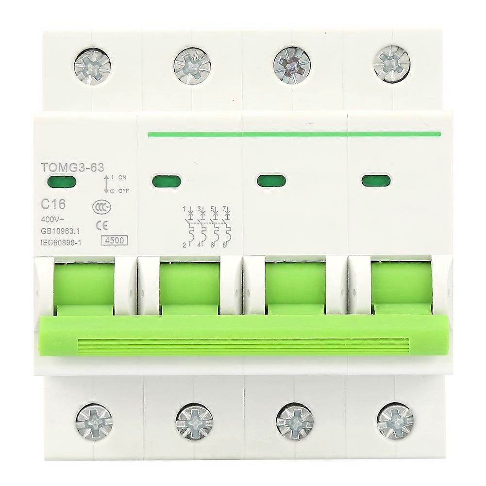 Tomg3-63 4p C-typ Miniatur-leistungsschalter Mit Leckageschutz-luftschalter (16a)
