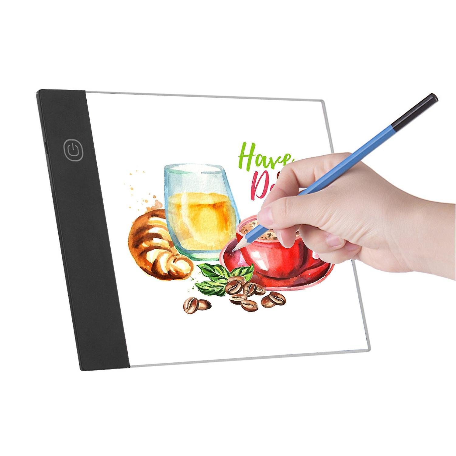 Led-a5-grafiktablett, Leuchtpad, Digitales Tablet, Kopiertafel Mit 3-stufig Einstellbarer Helligkeit Für Trac