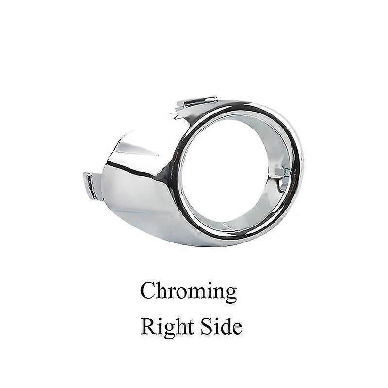 Brandneue Auto-styling-frontstoßstangenverkleidung Nebelscheinwerferabdeckung Nebelscheinwerferhaube Für Ford Fiesta 2009-2012 Silber Chrom Schwarz--rechts (chrom)