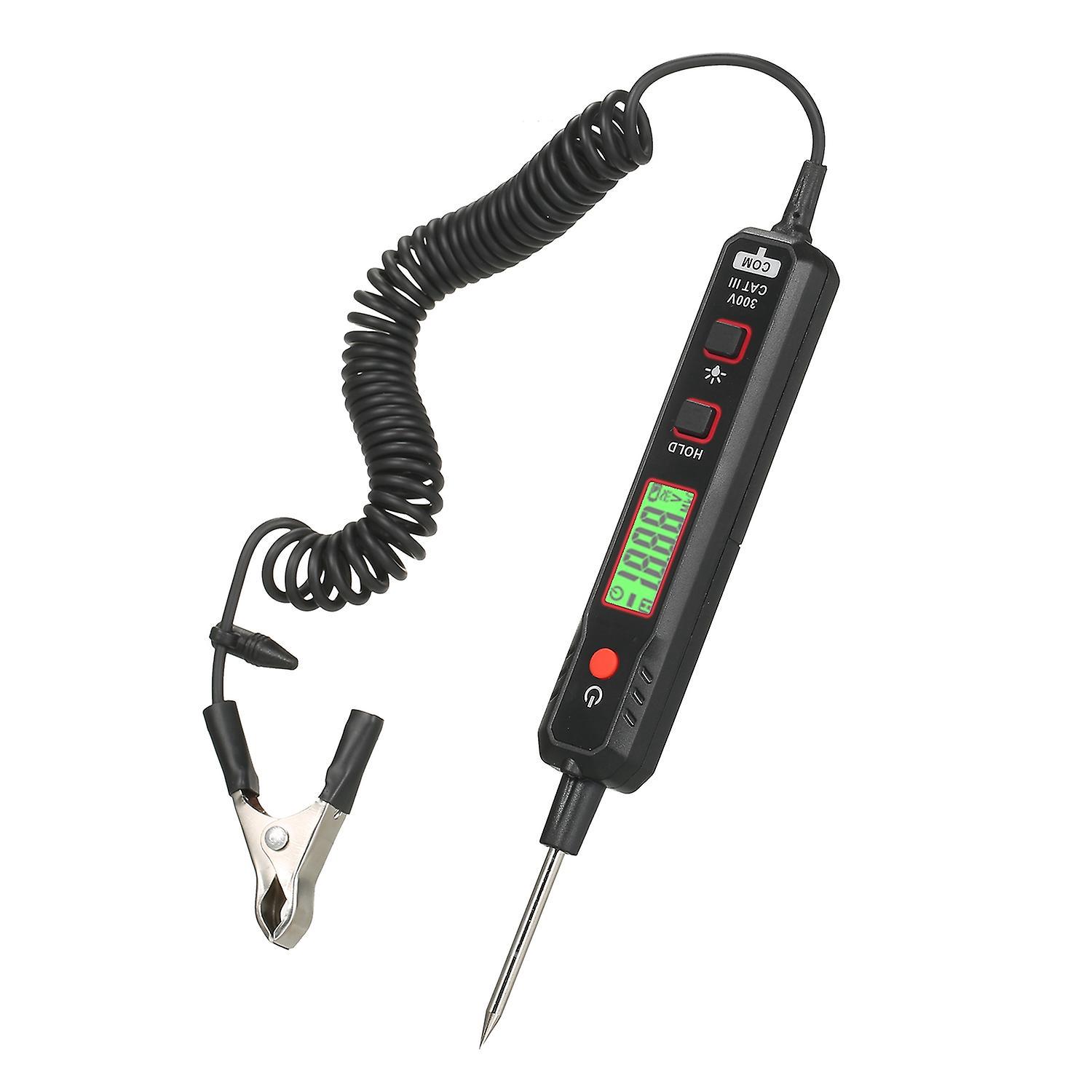 Habotest Kfz-spannungsprüfer, Kfz-schaltungstester 0,8 V–100 V, Lcd-digitalanzeige