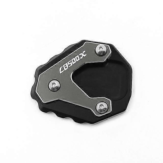 Seitenständer-verlängerungsplatte Für Honda Cb500x (2013–2021) – Grau – Mit Logo