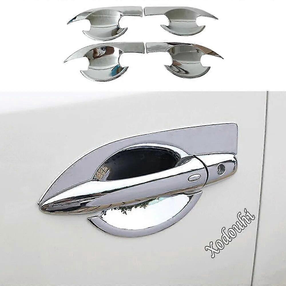 Für Nissan Patrol 2017 2018 2019 2020 2022 Autoaufkleber Styling Rahmen Panel Lampenleiste Abs Chrom Türschale Armlehne Handlauf 4-teilig