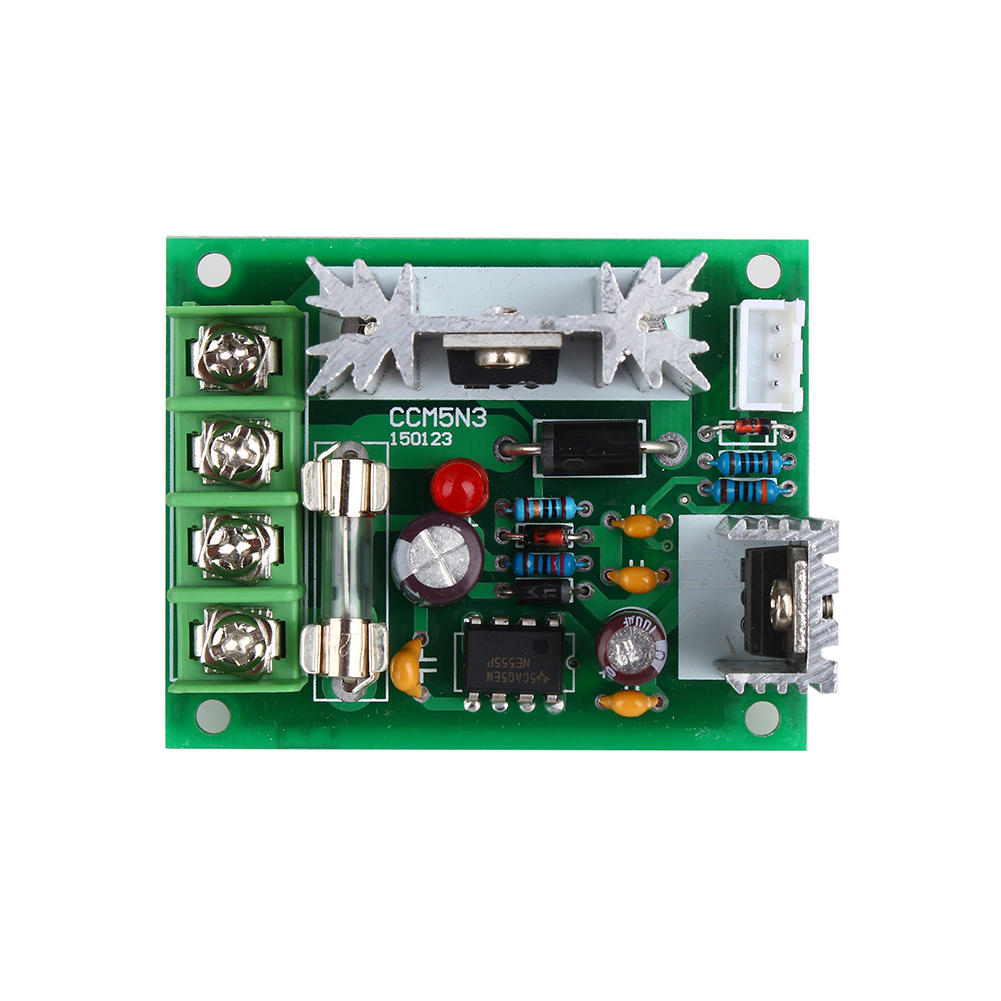 Pulsweitenmodulation (pwm) Drehzahlregler Für Gleichstrommotoren, 12 V, 24 V, 30 V, 120 W, Universal-steuerschalter Mit Sicherung