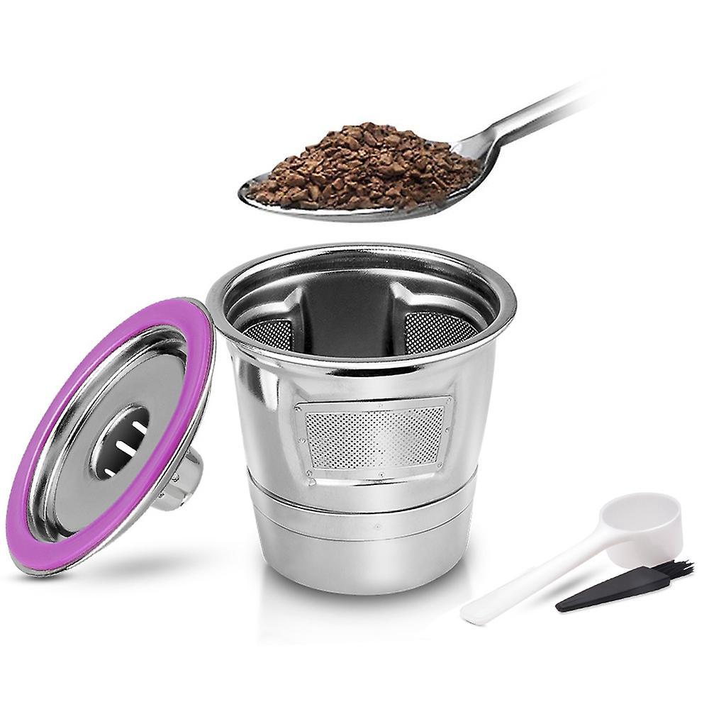 Edelstahl-kaffeekapseln, Kaffeefilter, Becher, Wiederverwendbares, Nachfüllbares Kaffeekapsel-set Für