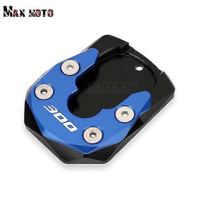 Für Yamaha Xmax300 Xmax300 Xmax 300 Xmax300 2023+ Motorrad Cnc Seitenständer-verlängerungsplatte --300 Blau