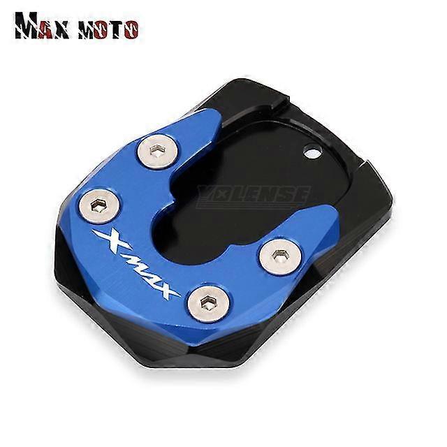 Für Yamaha Xmax300 Xmax300 Xmax 300 Xmax300 2023+ Motorrad Cnc Seitenständer-verlängerungsplatte - Xmax Blau