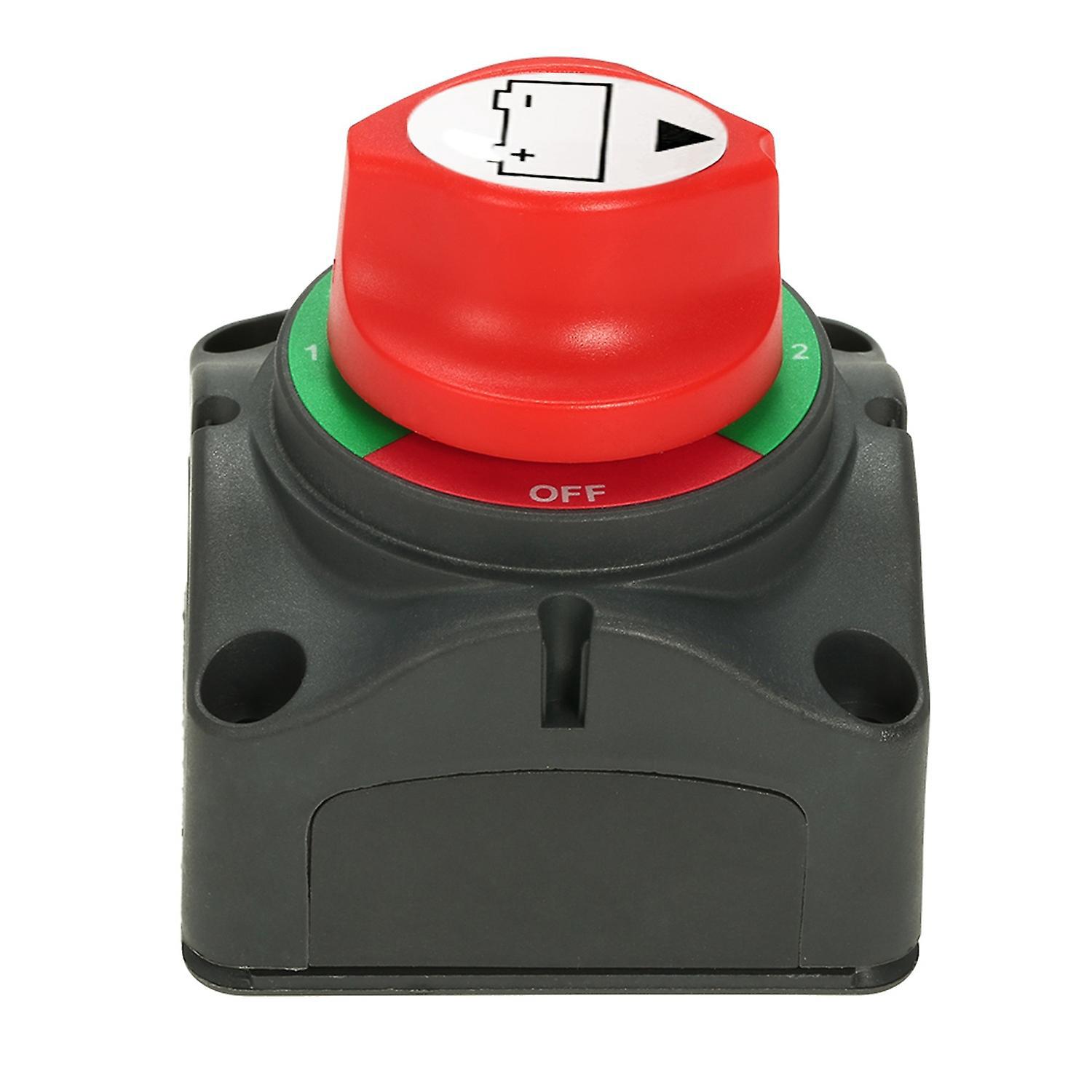 Dualer 12v/24v 300a Batteriewahlschalter, 4-positionen-hauptschalter Für Pkw Und Wohnmobil