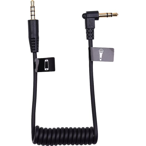 Comica Cvm-d-spx 3,5-mm-klinkenstecker-adapterkabel Für Mikrofone (iphone, Samsung, Huawei)
