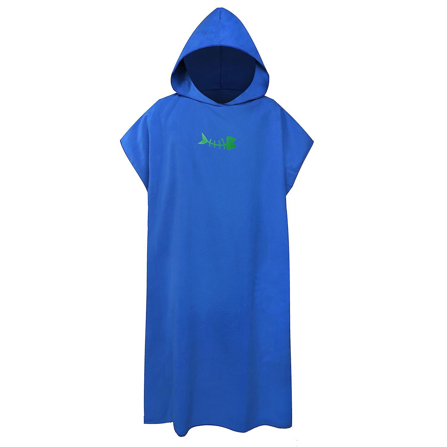 Mikrofaser-strandponcho Mit Kapuze, Surf-wickelhandtuch, Badedecke, Schwimmhandtuch, Strandset