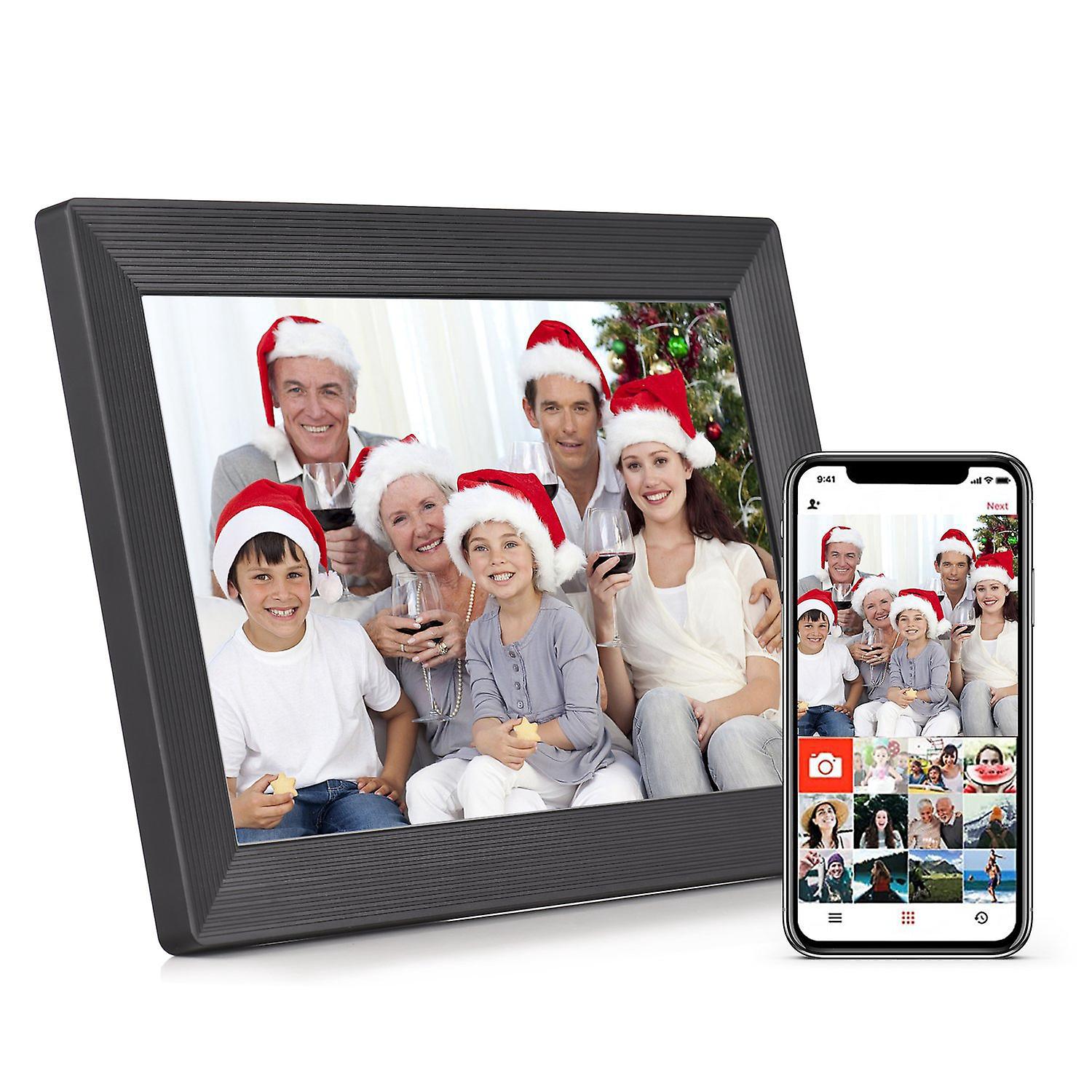 Andoer 10,1 Zoll Wlan-digitalbilderrahmen, Digitales Fotoalbum Mit Integriertem Ips-touchscreen (1280 X 800 Pixel).
