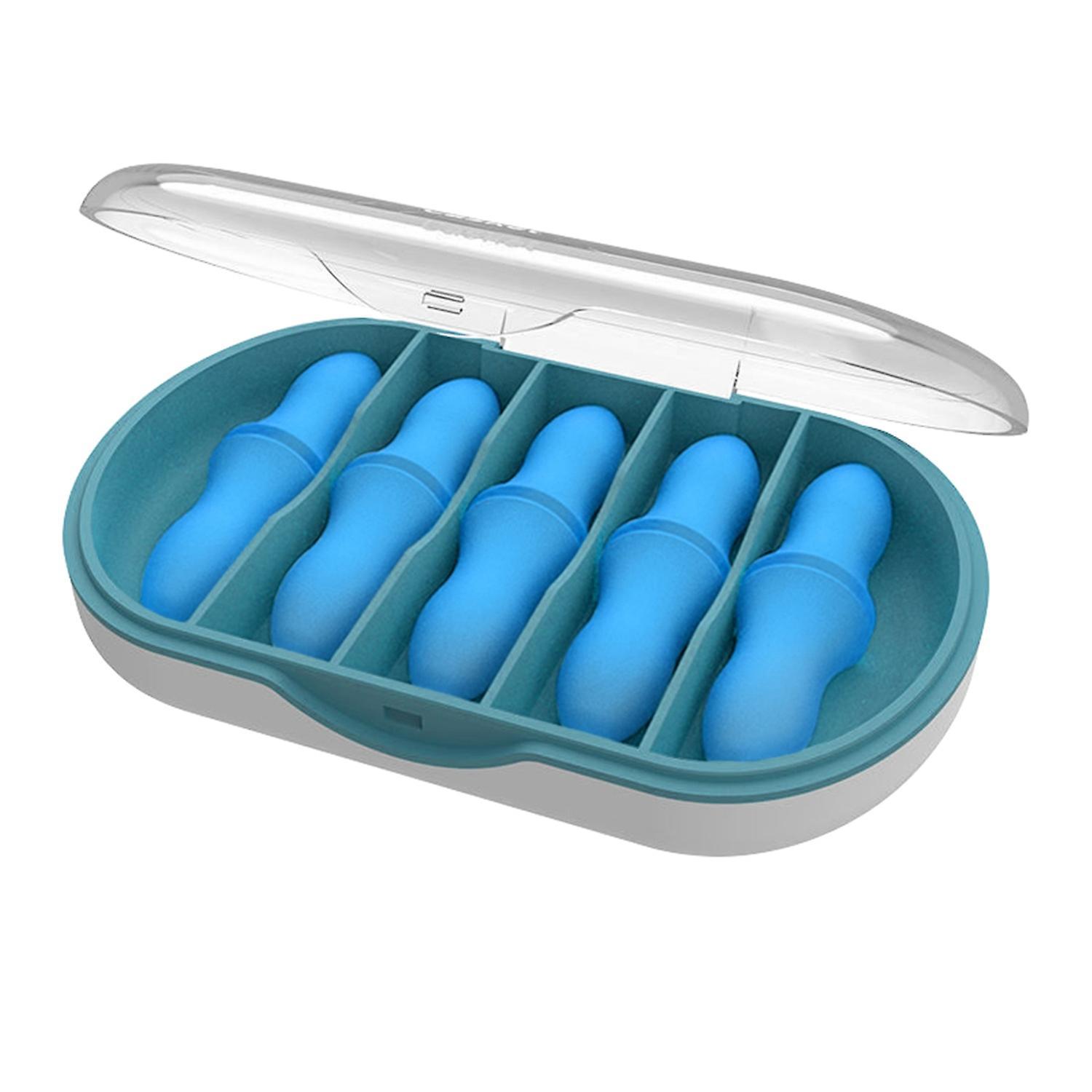 5 Paar Ultraweiche Schaumstoff-ohrstöpsel Zur Geräuschreduzierung Für Schlafen, Schnarchen, Arbeit Und Reisen