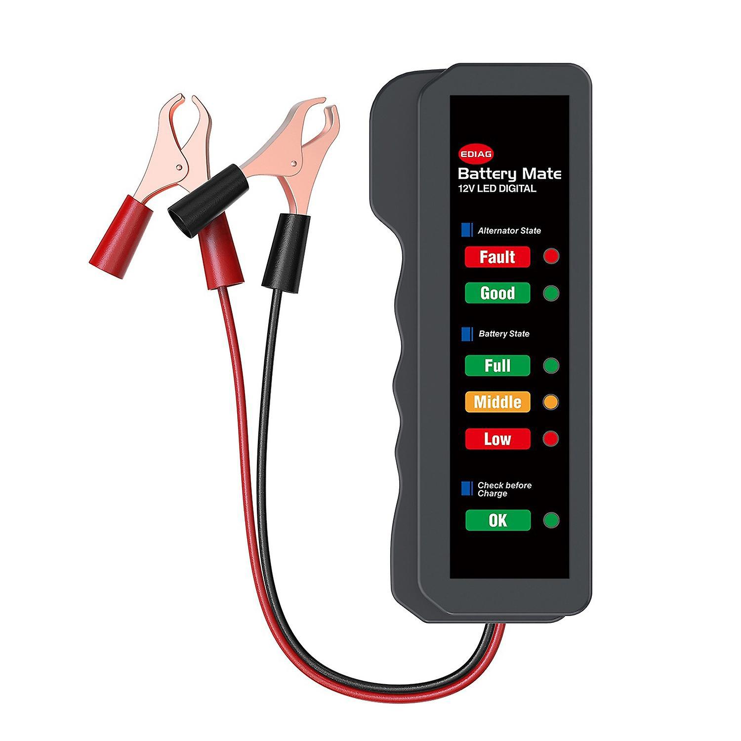 12-v-batterietester Für Fahrzeuge, Motorräder Und Autos Mit Verpolungsschutz