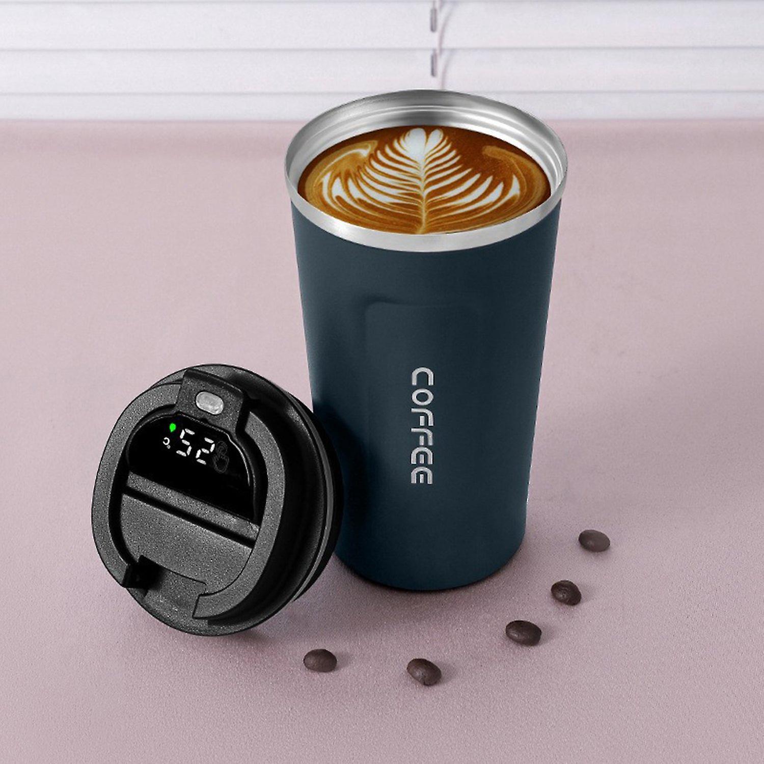 Vakuumisolierter Becher, Tragbarer Kaffeebecher, Auslaufsichere Edelstahl-vakuum-wasserflasche, Für Zuhause Und Unterwegs