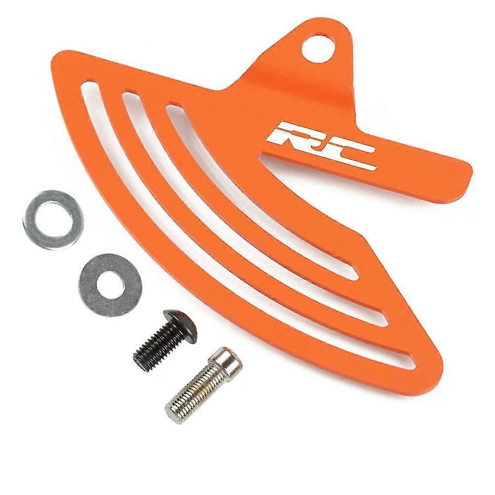 Kettenschutz Aus Edelstahl Für Rc 125/200/390 (2014–2018) – Zehenschutz Für Rc125, Rc200, Rc390 (2017, 2016) – Orangefarbenes Rc-logo
