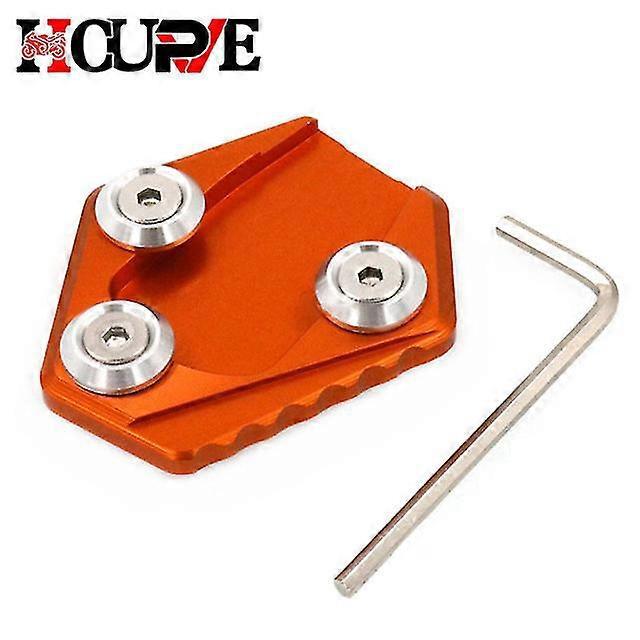 Cnc-gefräste Aluminium-seitenständer-verlängerungsplatte Für Honda Grom Msx125 (2014–2015) – Orange