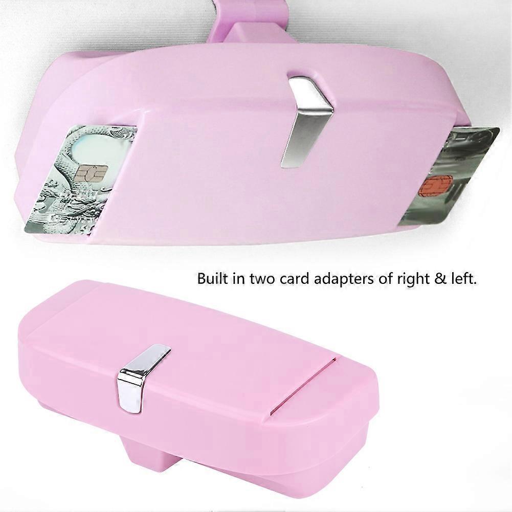 Vielseitiger Aufbewahrungshalter Für Sonnenbrillen Im Auto, Clip-etui, Organizer-box, Universal (pink)