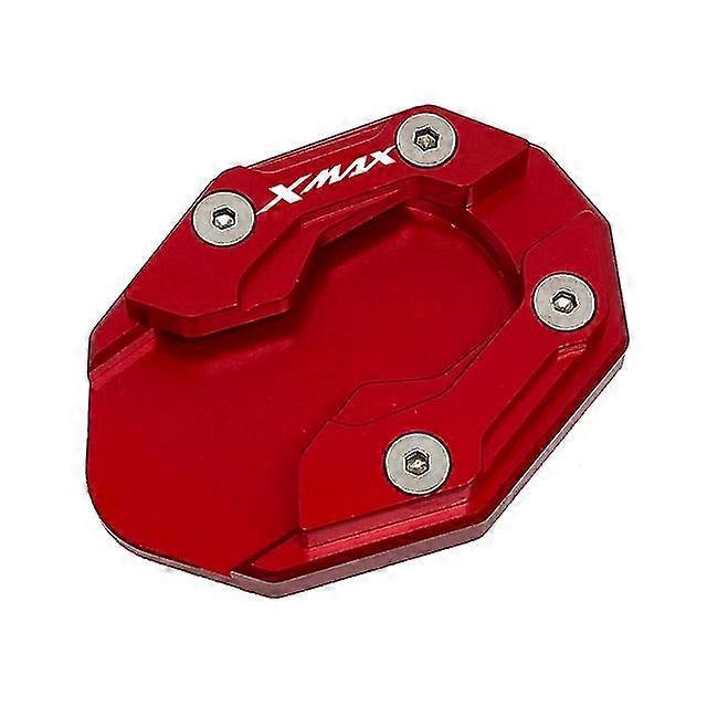 Cnc-motorrad-seitenständer-verlängerungsplatte Für Yamaha Nmax 155, Xmax 300 Und Mt15 (2015–2021) – Rot1-xmax