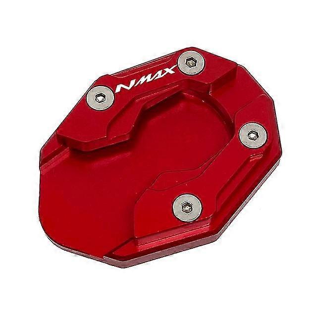 Cnc-motorrad-seitenständer-verlängerungsplatte Für Yamaha Nmax 155, Xmax 300 Und Mt15 (2015–2021) – Rot1-nmax