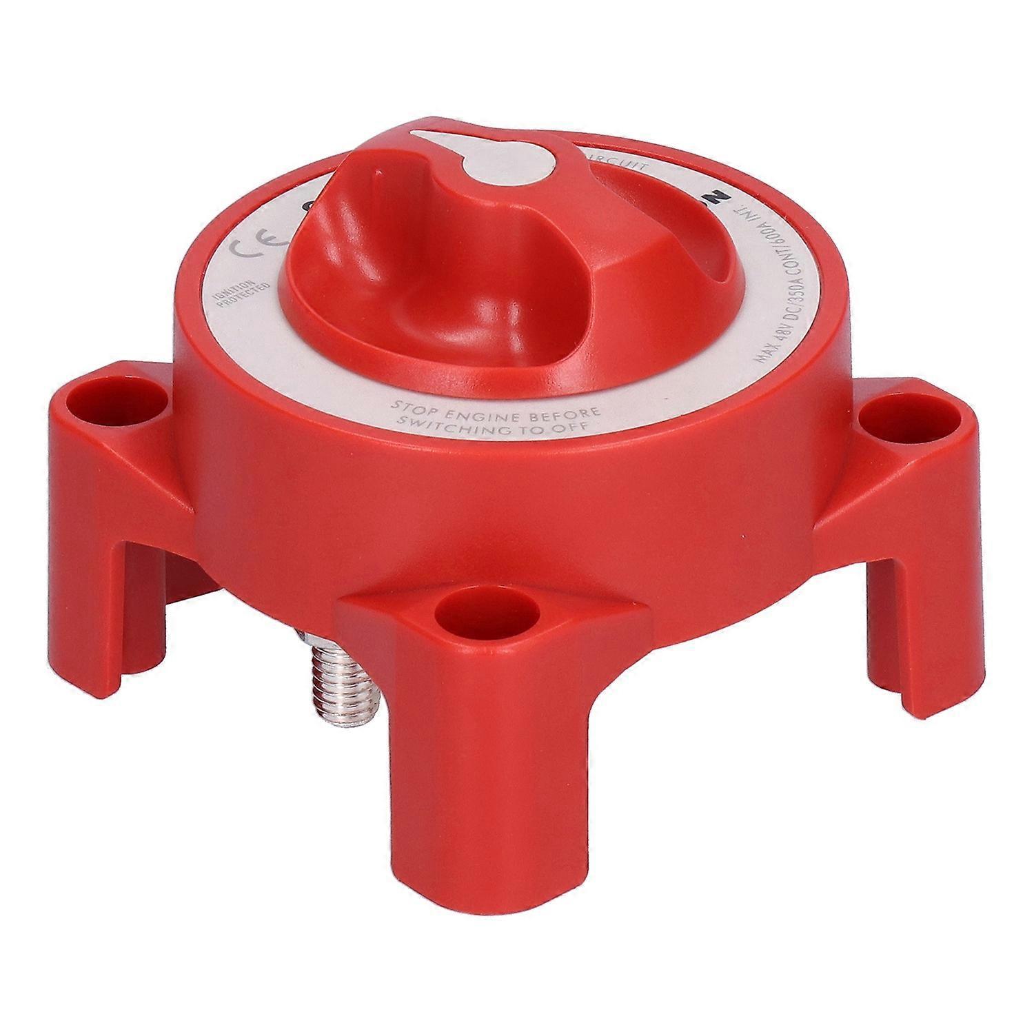 Mini-batterieschalter, 2 Positionen, Ein/aus, Trennschalter, Stromabschaltung 12–48 V, Für Auto, Boot, Maschine, Rot