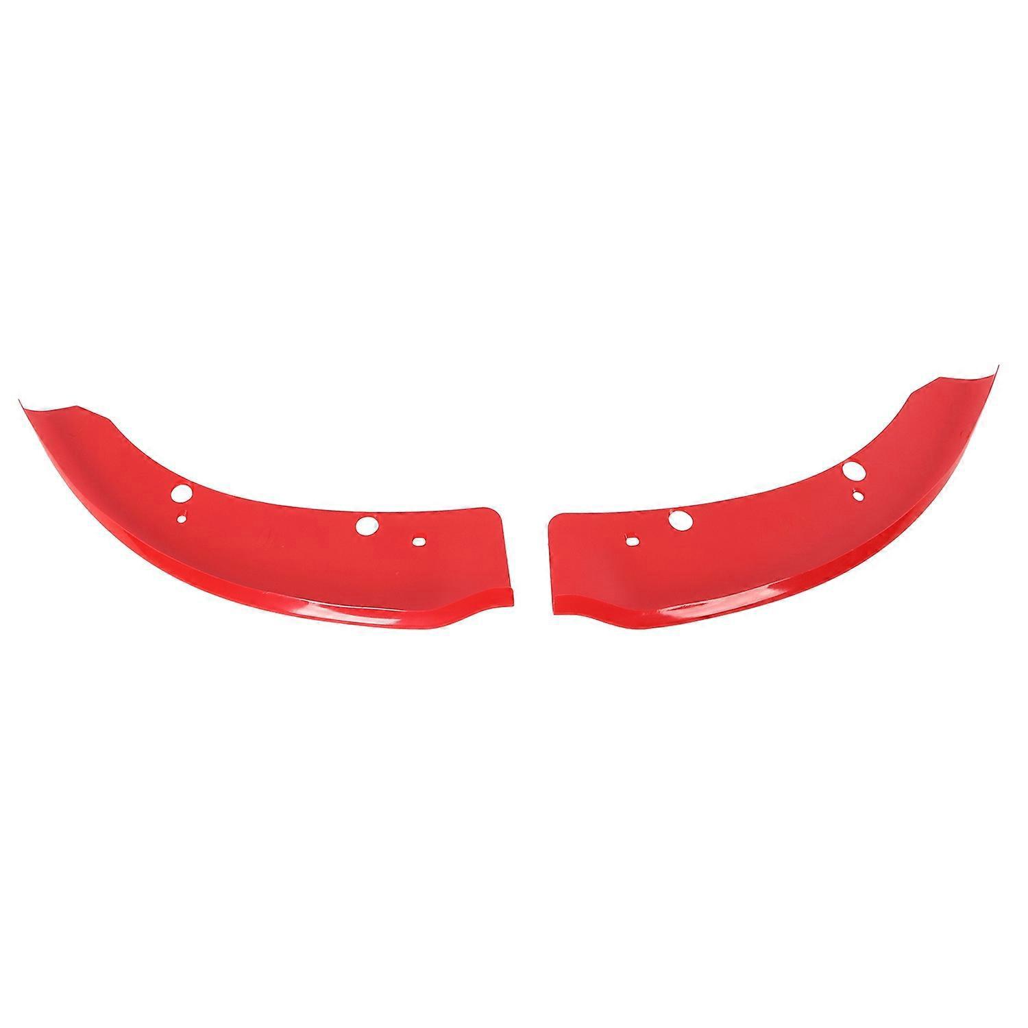 2 Stück Frontstoßstangen-lippensplitter-schutz Als Ersatz Für Dodge Challenger Scat Pack Srt 2015–2020, Rot