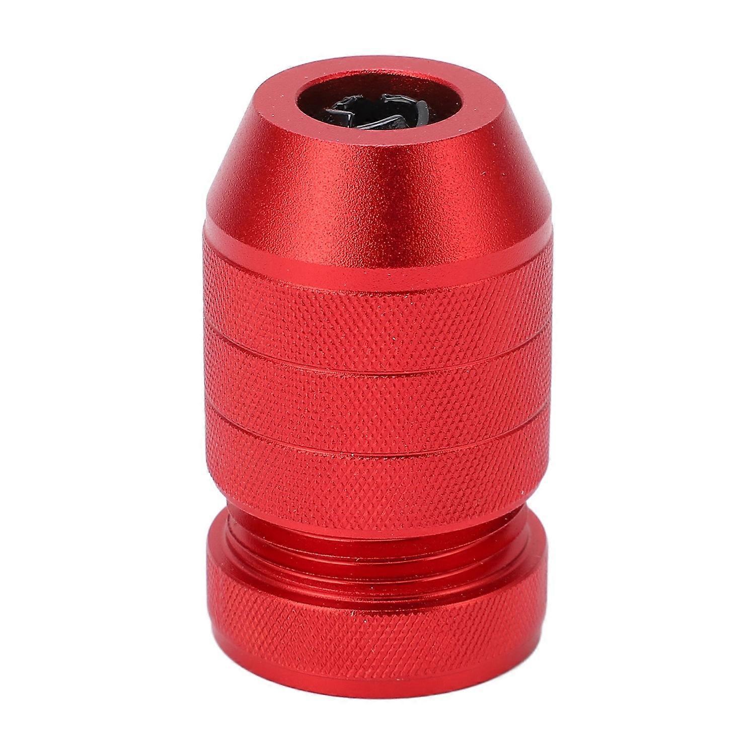 Verstellbarer Bohrstoppkragen Aus Aluminiumlegierung Mit Rotem, Rutschfestem Nylon-innenring. Bohrstoppkragen Für Holz.