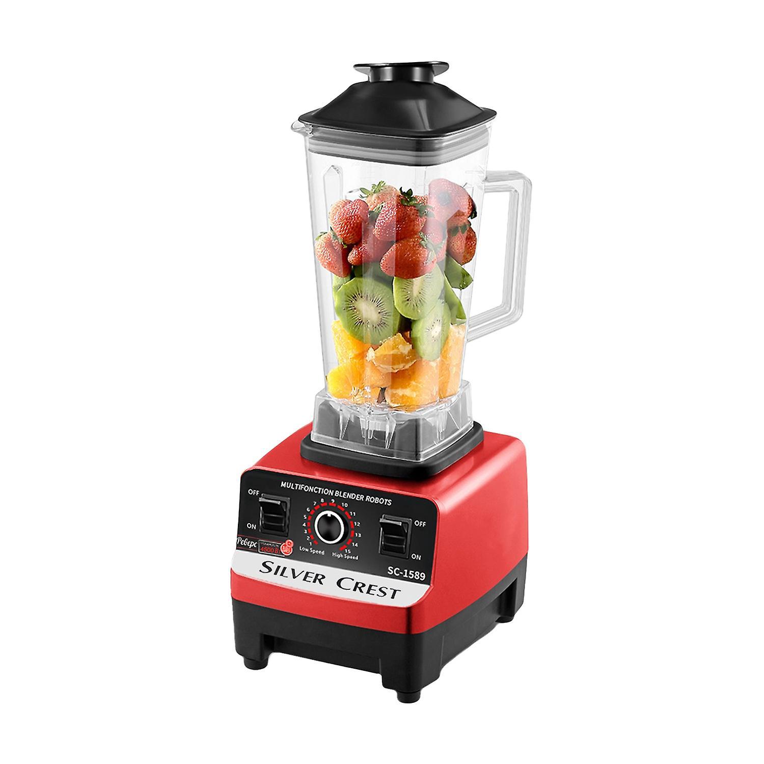 Multifunktionsmixer Für Smoothies, Milchshakes, Entsafter, Eiscrusher, Elektrische Getreidemühle, 4500 W, 15 Ro