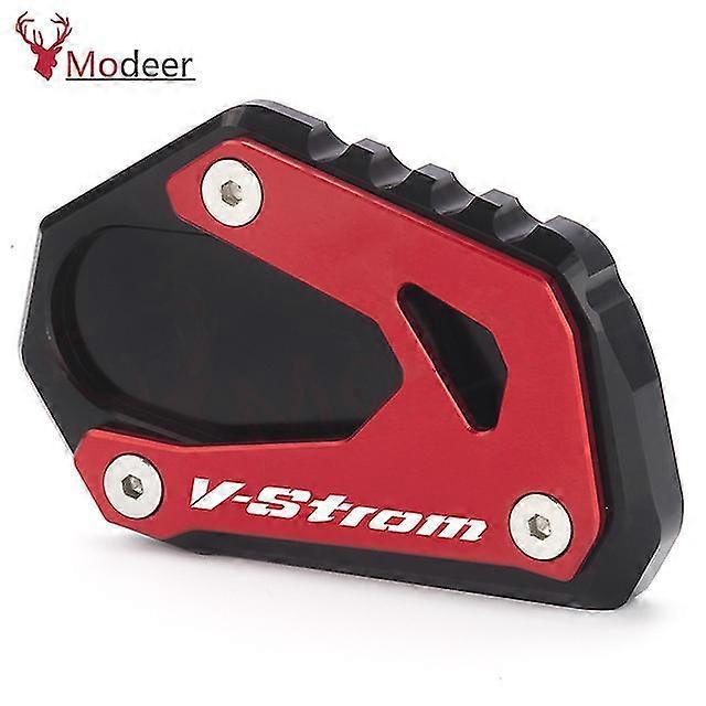 Seitenständer-verlängerungsplatte Für Suzuki V-strom 1000, V-strom 1000/xt, Dl 1000, Dl 1000 (2014–2021) – V-strom-logo, Rot