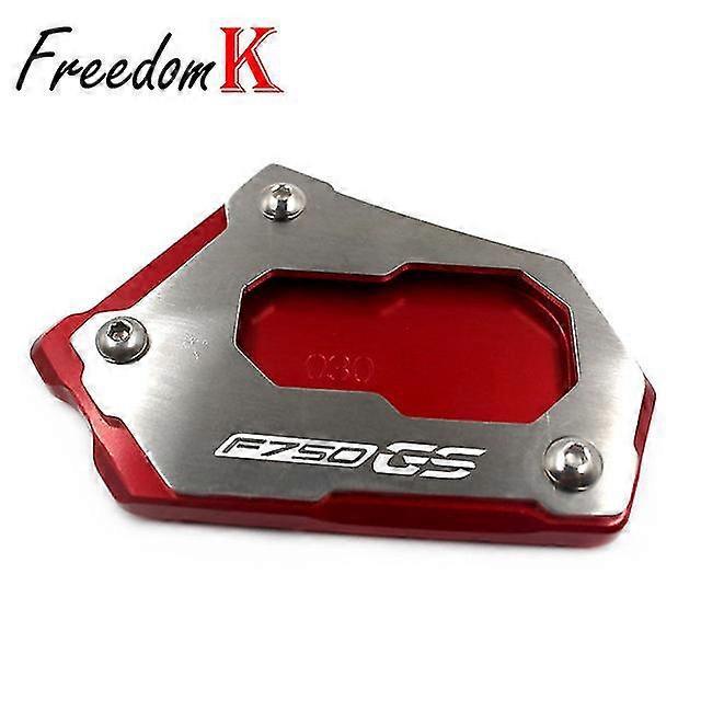 Cnc-gefräste Seitenständer-verlängerungsplatte Für Bmw F850gs, F750gs, F850, F750gs, F 750gs, F 850, F750gs (rot)