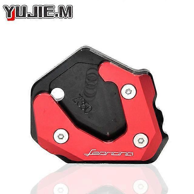 Cnc-gefräste Aluminium-seitenständer-verlängerungsplatte Für Benelli Leoncino 500, Leoncino500, Bj500, Bj500 – Rot