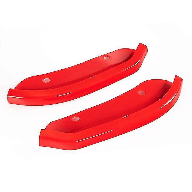 Bracingo 2-teiliger Frontstoßstangen-splitter-schutzlippenspoiler-diffusor-abdeckung Passend Für Dodge Challenger Srt Scat Pack 2015-2022 – Rot