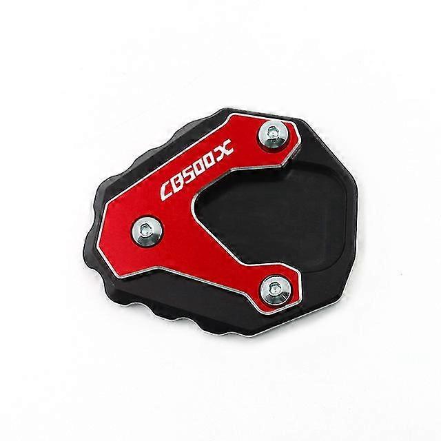 Seitenständer-verlängerungsplatte Für Honda Cb500x (2013–2021) – Rot – Mit Logo