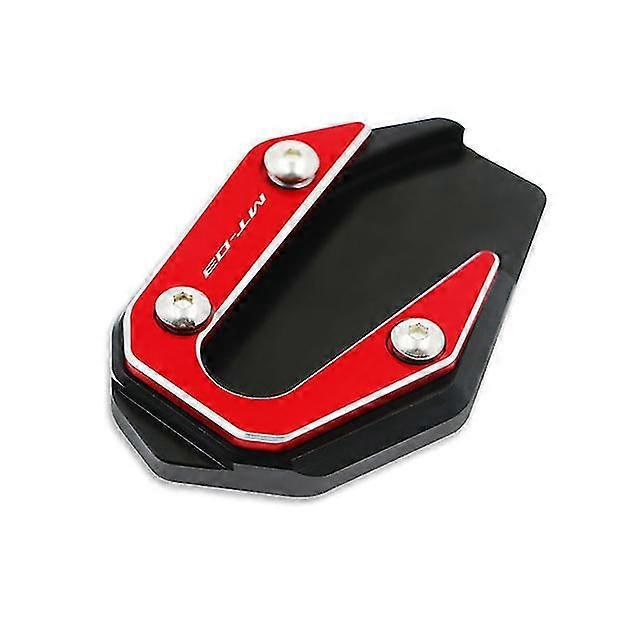Seitenständer-verlängerungsplatte Für Yamaha Mt-03 (2017–2021) – Rot – Mit Logo