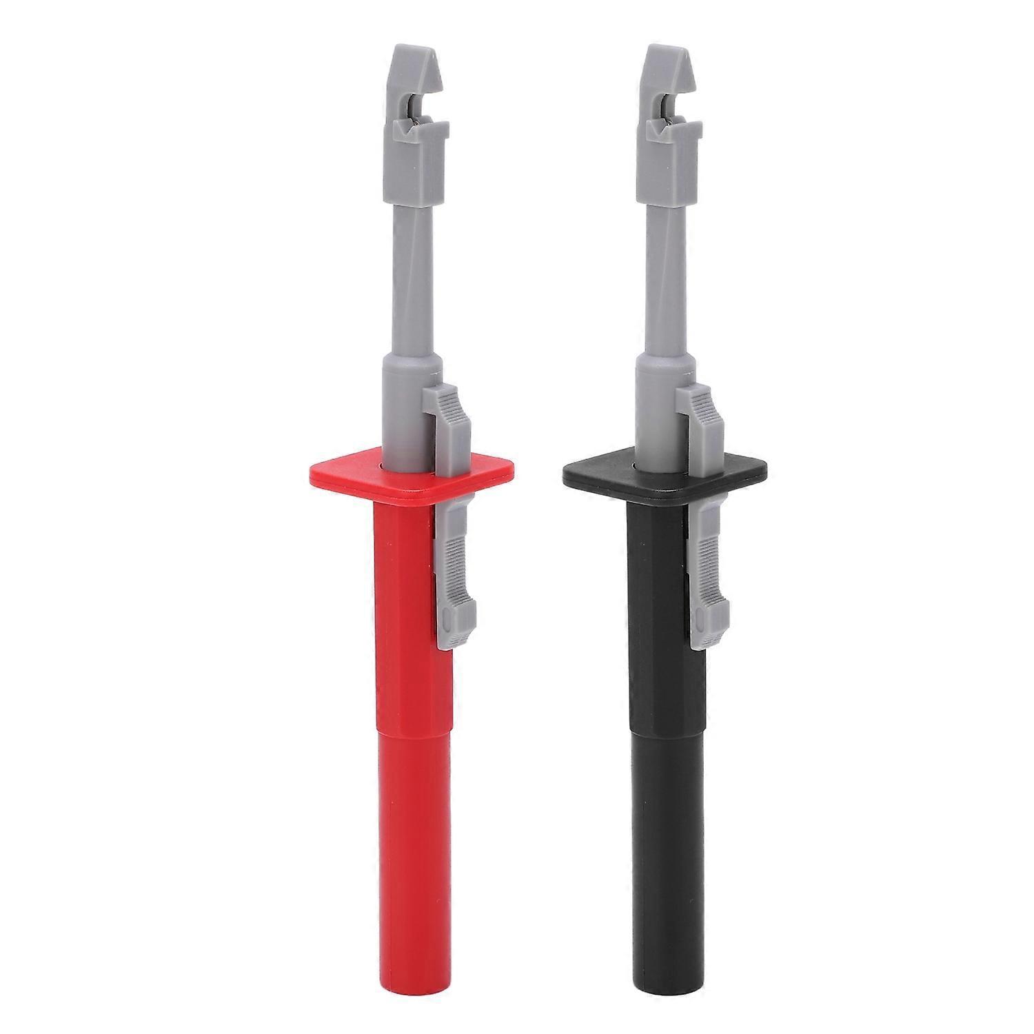 Satz Drahtdurchdringungsprüfspitze Mit Klemme, Prüfhaken Und Messspitzen Mit 4-mm-klinkenstecker J.30020 Rot Schwarz