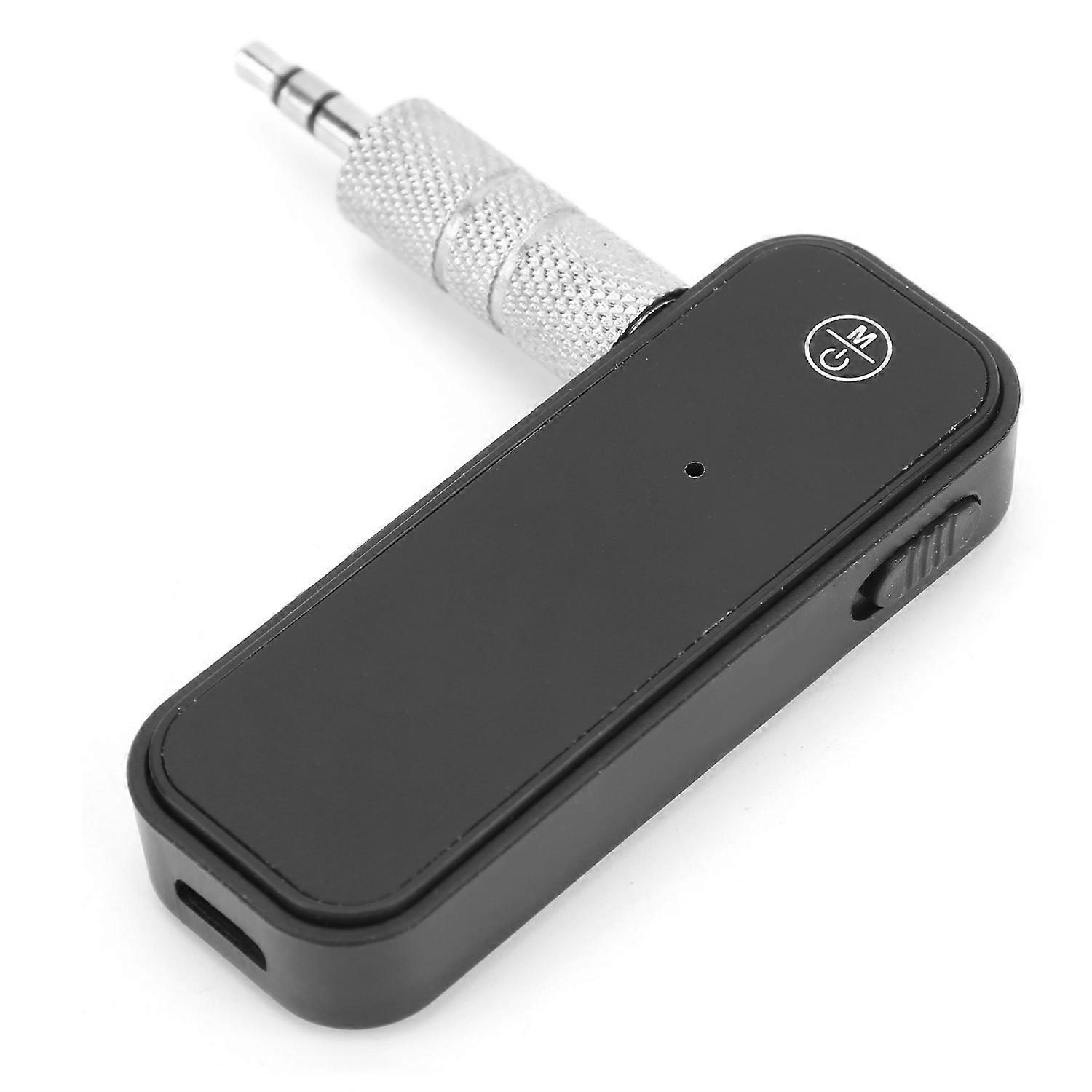 Bluetooth 5.0 Aux-adapter 2-in-1 Mit 4 Stunden Akkulaufzeit, Musikempfänger Für Auto, Kopfhörer Und Freisprechfunktion