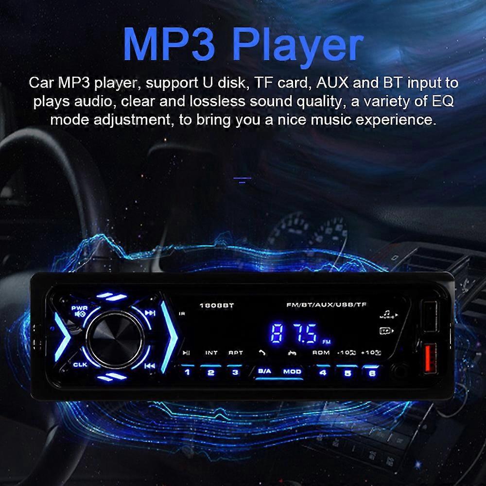Multifunktionales Autoradio Mit Bluetooth, Mp3-player, Fm-radio, Freisprechfunktion, Ladefunktion Und Equalizer