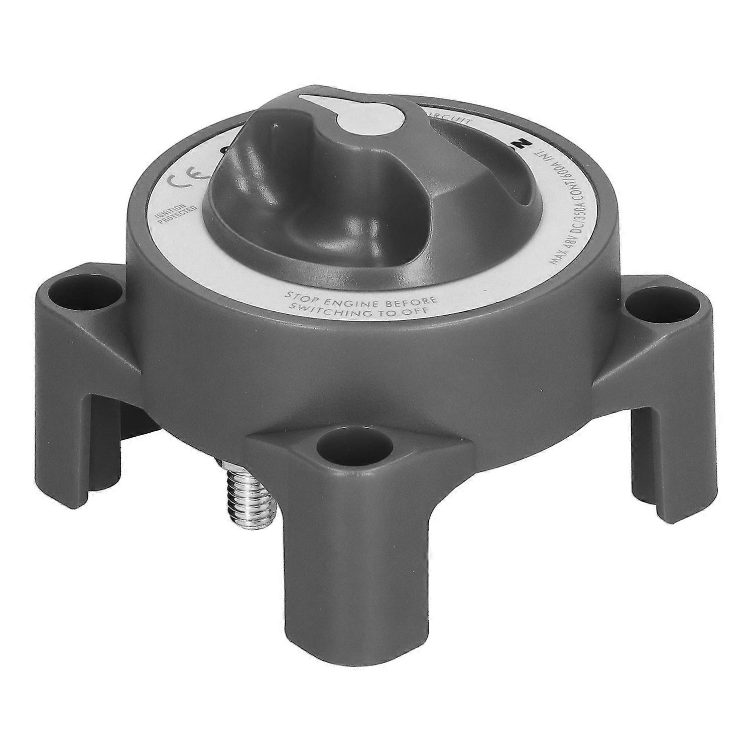 Mini-batterieschalter, 2 Positionen, Ein/aus, Trennschalter, Stromabschaltung 12–48 V, Für Auto, Boot, Maschine, Schwarz