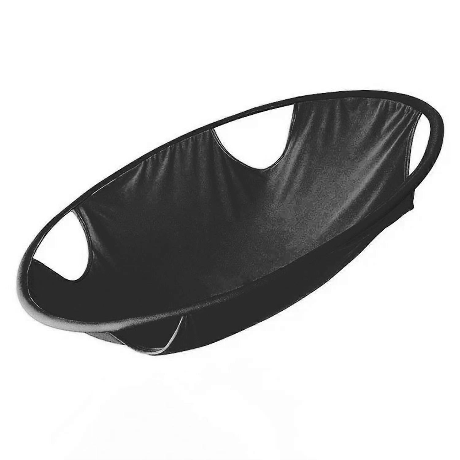 Faltbarer Wäschekorb, 66 Cm, Tragbar, Großes Fassungsvermögen, Kleiderkorb Für Zuhause, Studentenwohnheim, Schwarz
