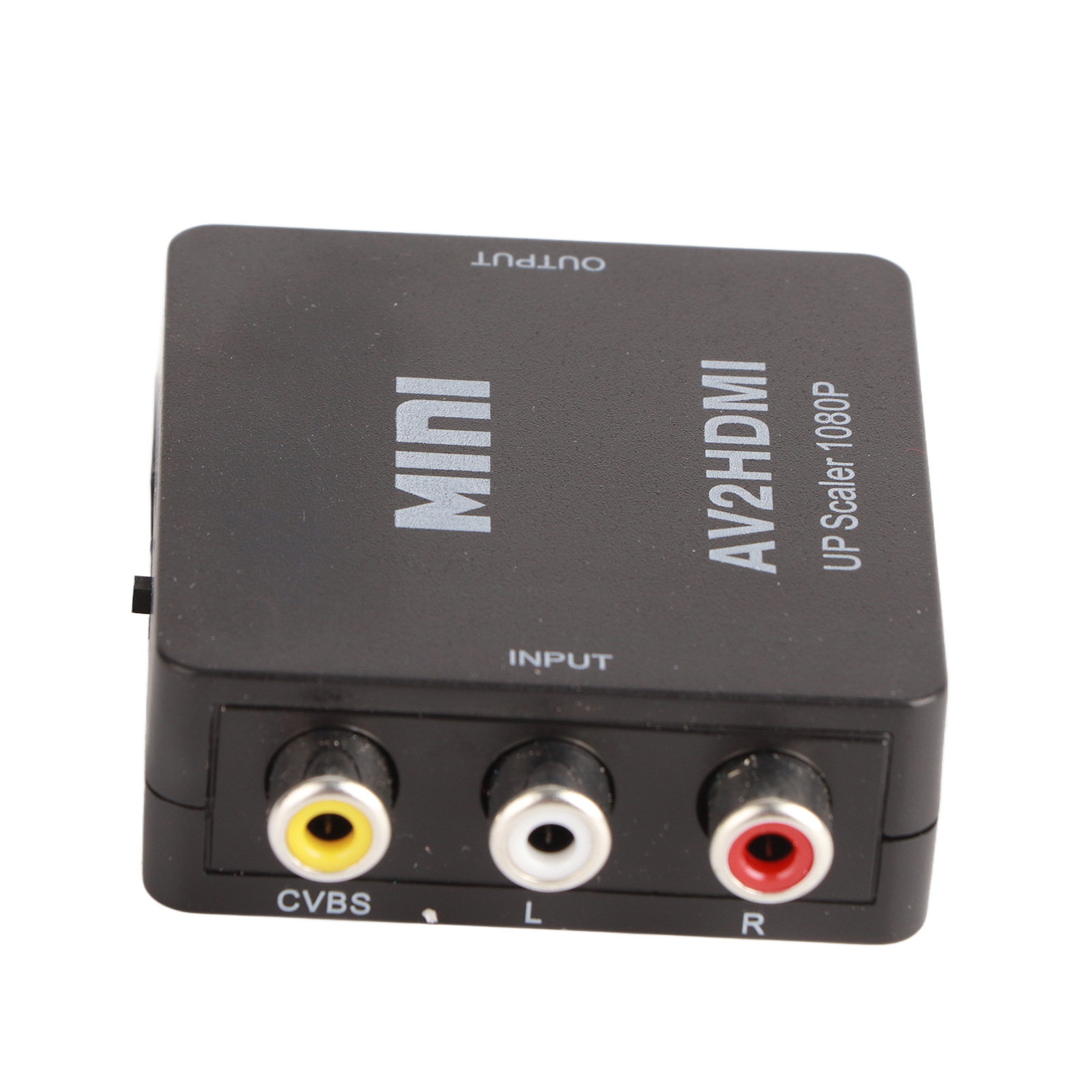 Av-zu-hd-multimedia-interface-konverter 1080p, Geringer Stromverbrauch, Schwarz, Av-konverter Für Fernseher, 5 V
