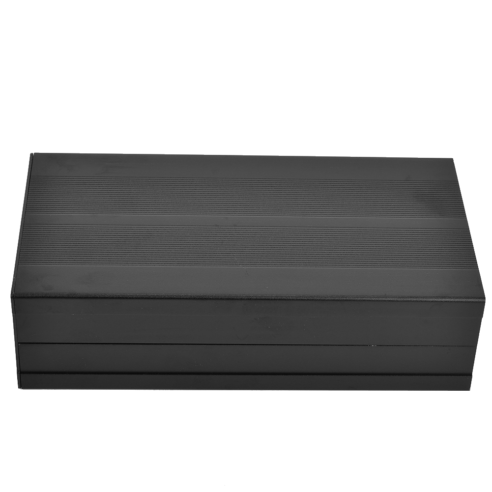 Projektbox Aus Aluminiumlegierung, Diy-gehäuse, Sandschwarz, Elektronikschutzgehäuse, 55 X 106 X 200 Mm